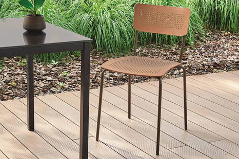 College Dining Chair is outdoor rated