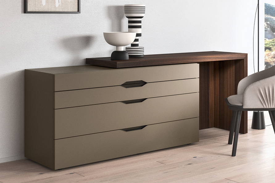 Console Desk with Dresser