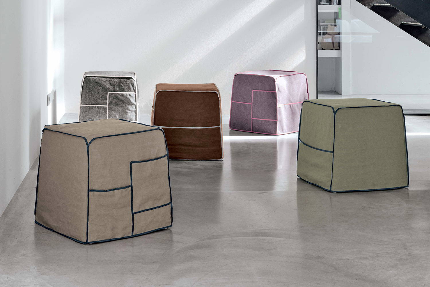 Cookie poufs by Tomasella