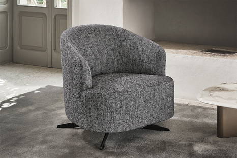 Copine Swivel Armchair by Porada