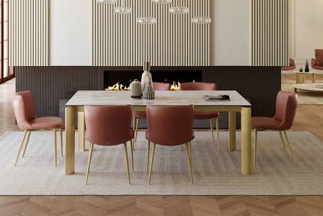 Core dining table by Bontempi