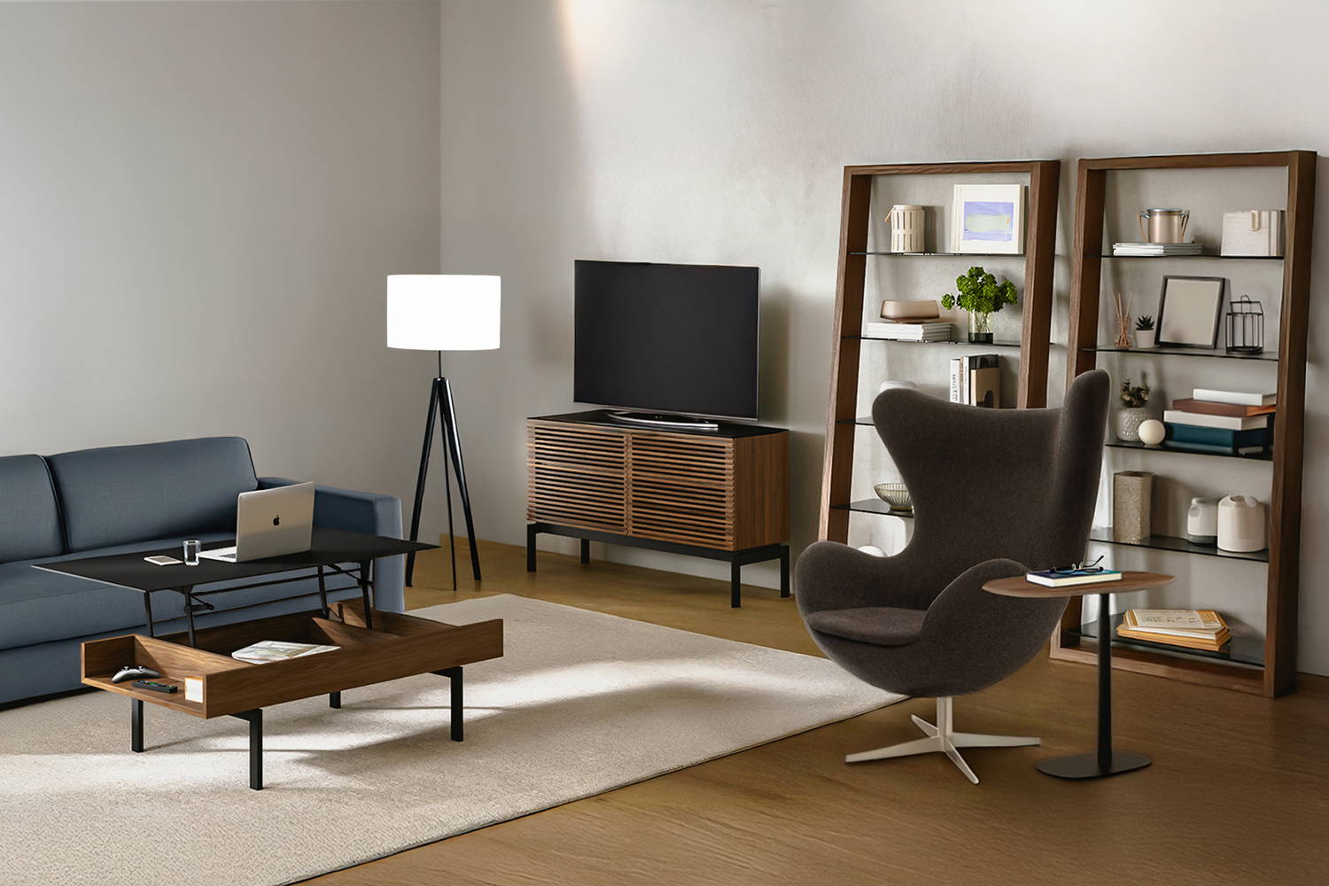 Corridor 7128 Slim Media Cabinet by BDI | room service 360°