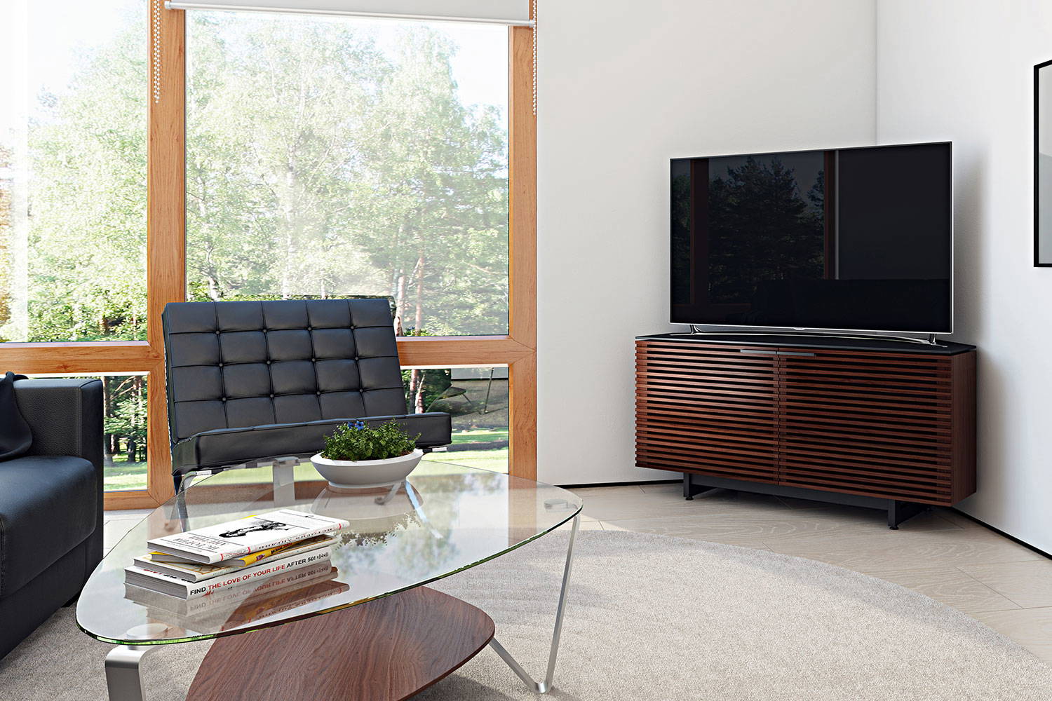 Corridor 8175 Corner Media Console by BDI | room service 360°