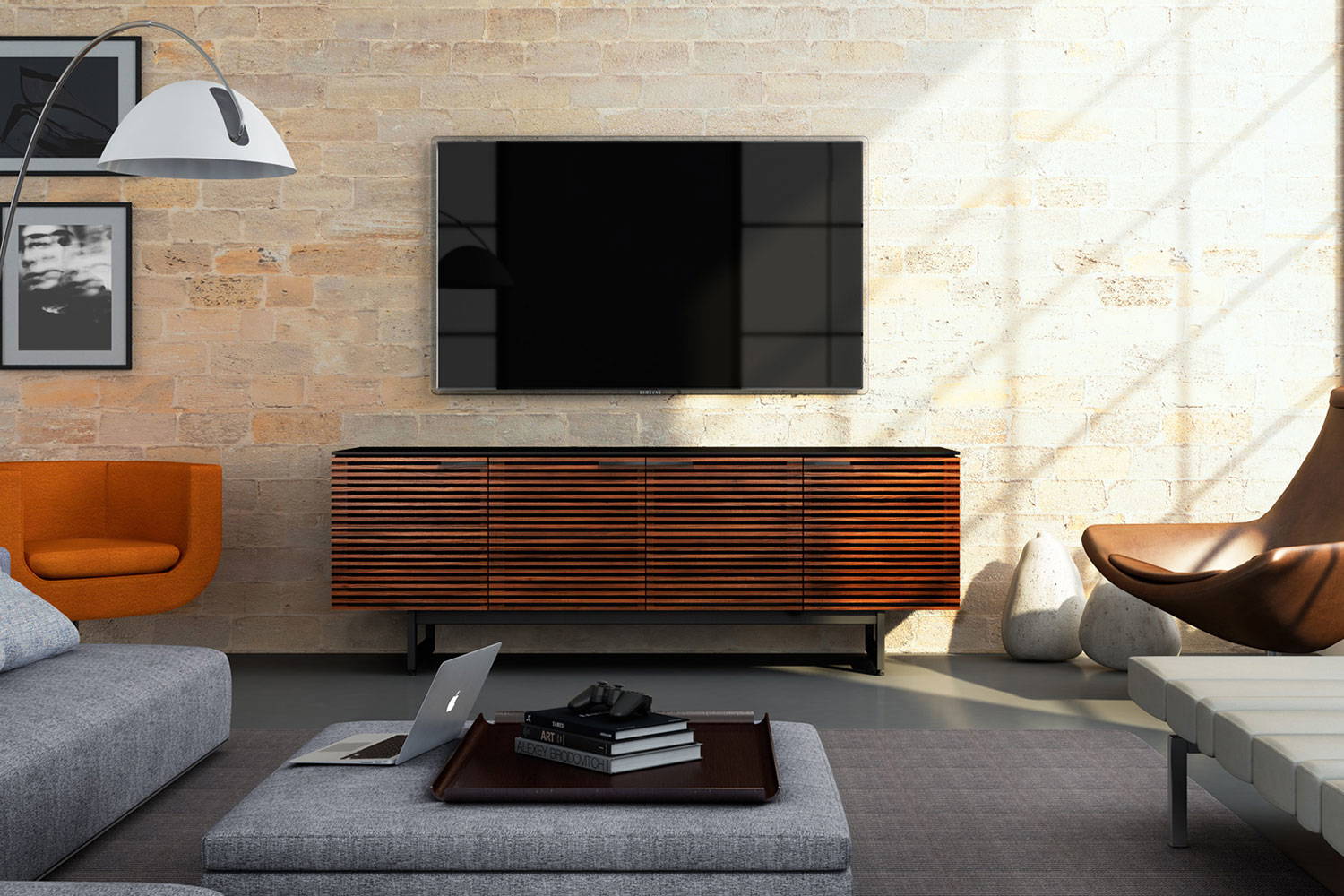 Corridor 8179 4-Door TV Stand by BDI | room service 360°