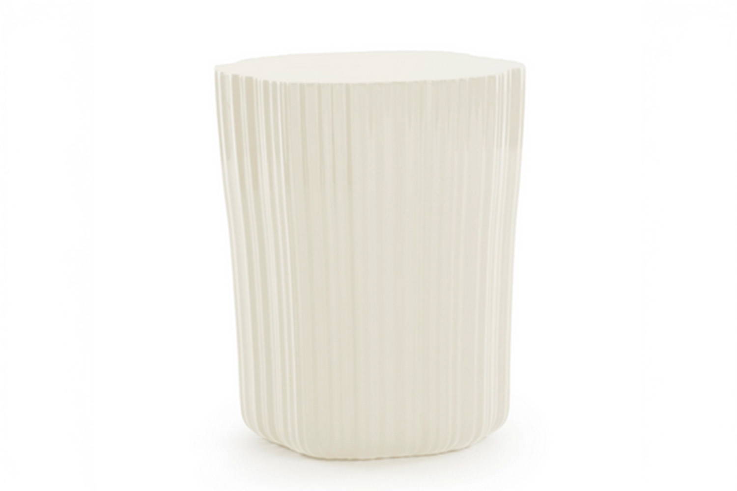 Corteza Side Table ivory finish