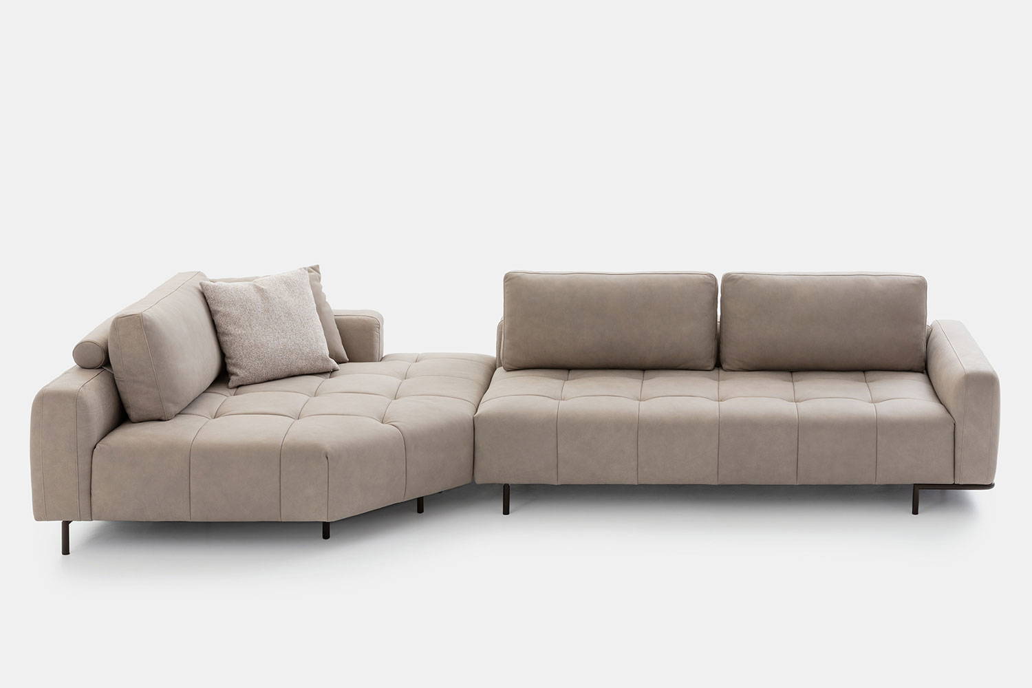 The Cortina Tufted Sectional by Nicoline Italia.