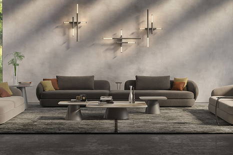 Craig XL Sectional Sofa in living room