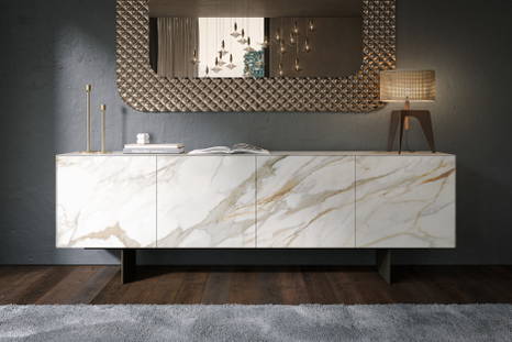 Cristalia Sideboard with Pitti Mirror
