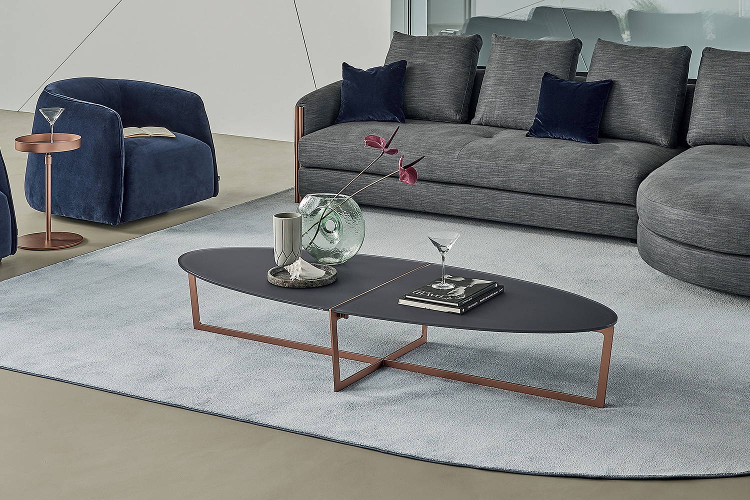 Cross Coffee Table by Bontempi Casa | room service 360° Cross Coffee Table by Bontempi Casa | room service 360°