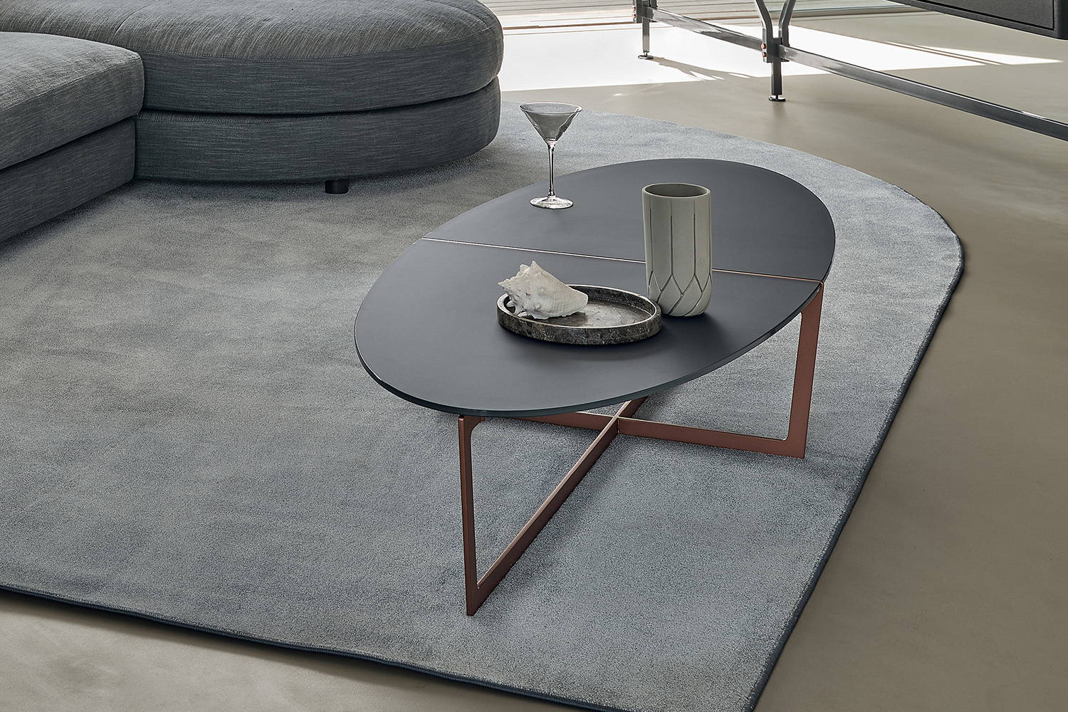 Cross Coffee Table by Bontempi Casa | room service 360° Cross Coffee Table by Bontempi Casa | room service 360°