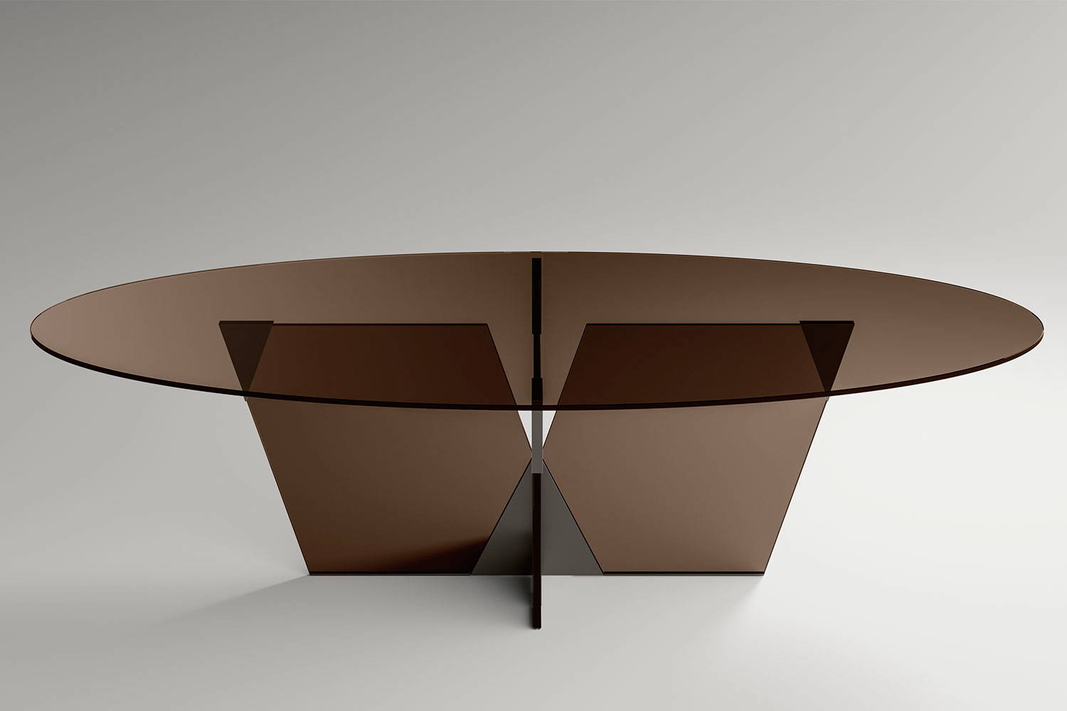 Crossover Oval Dining Table