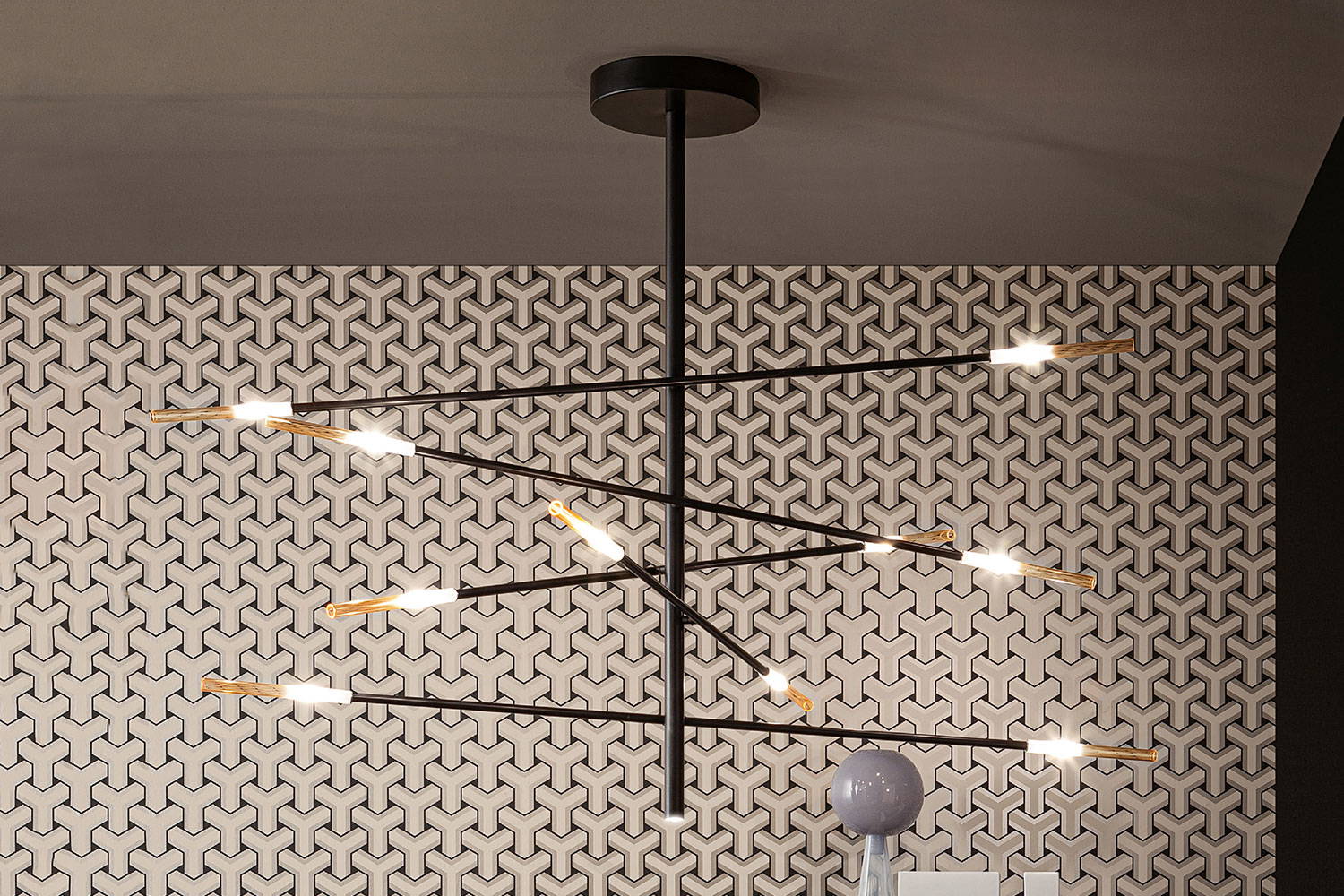Crossroad chandelier by Bonaldo