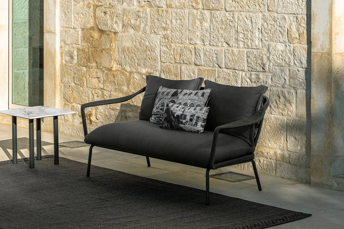 Cruise Alu love seat sofa by Talenti Cruise Alu love seat sofa by Talenti