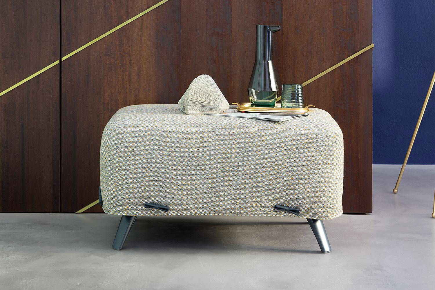 Cuff pouf by Bonaldo designed by Mauro Lipparini 