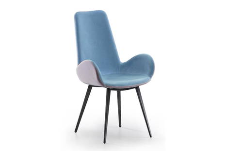 Dalia Hi dining chair by Midj (Multicolor upholstery is available on request)