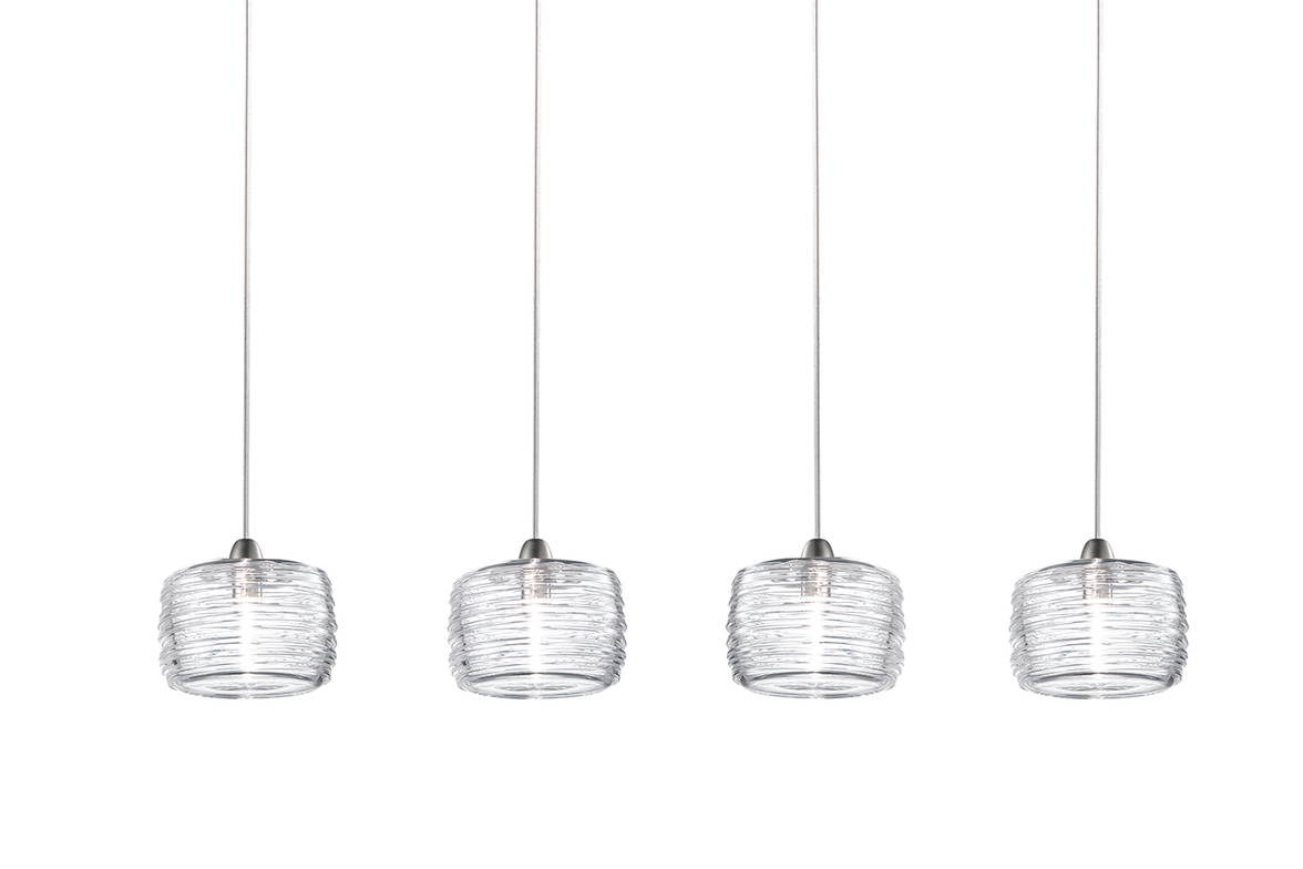 Damasco Linear Suspension Light from Vistosi Damasco Linear Suspension Light from Vistosi