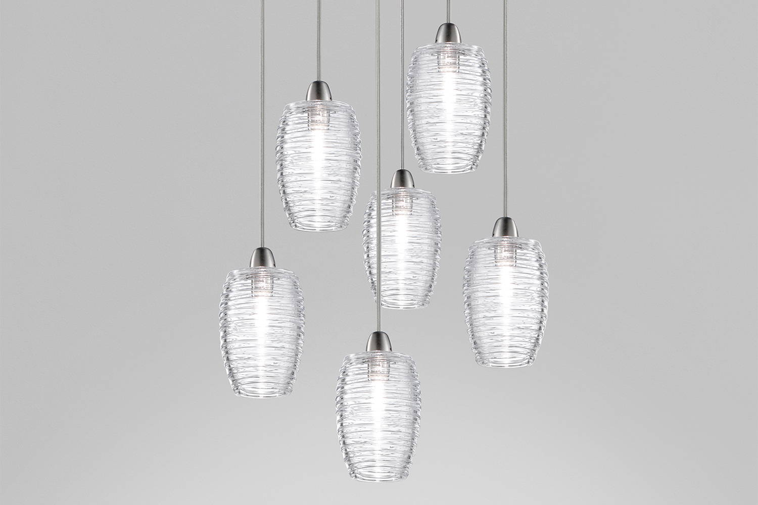 Damasco 6-Pendant Suspension Light