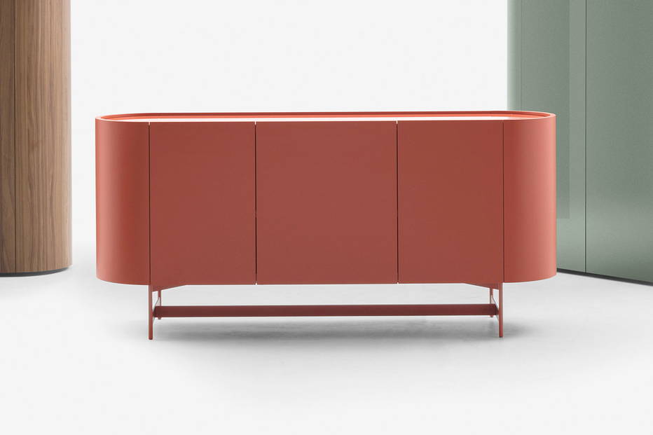 Dedalo Sideboard with Base by Pianca