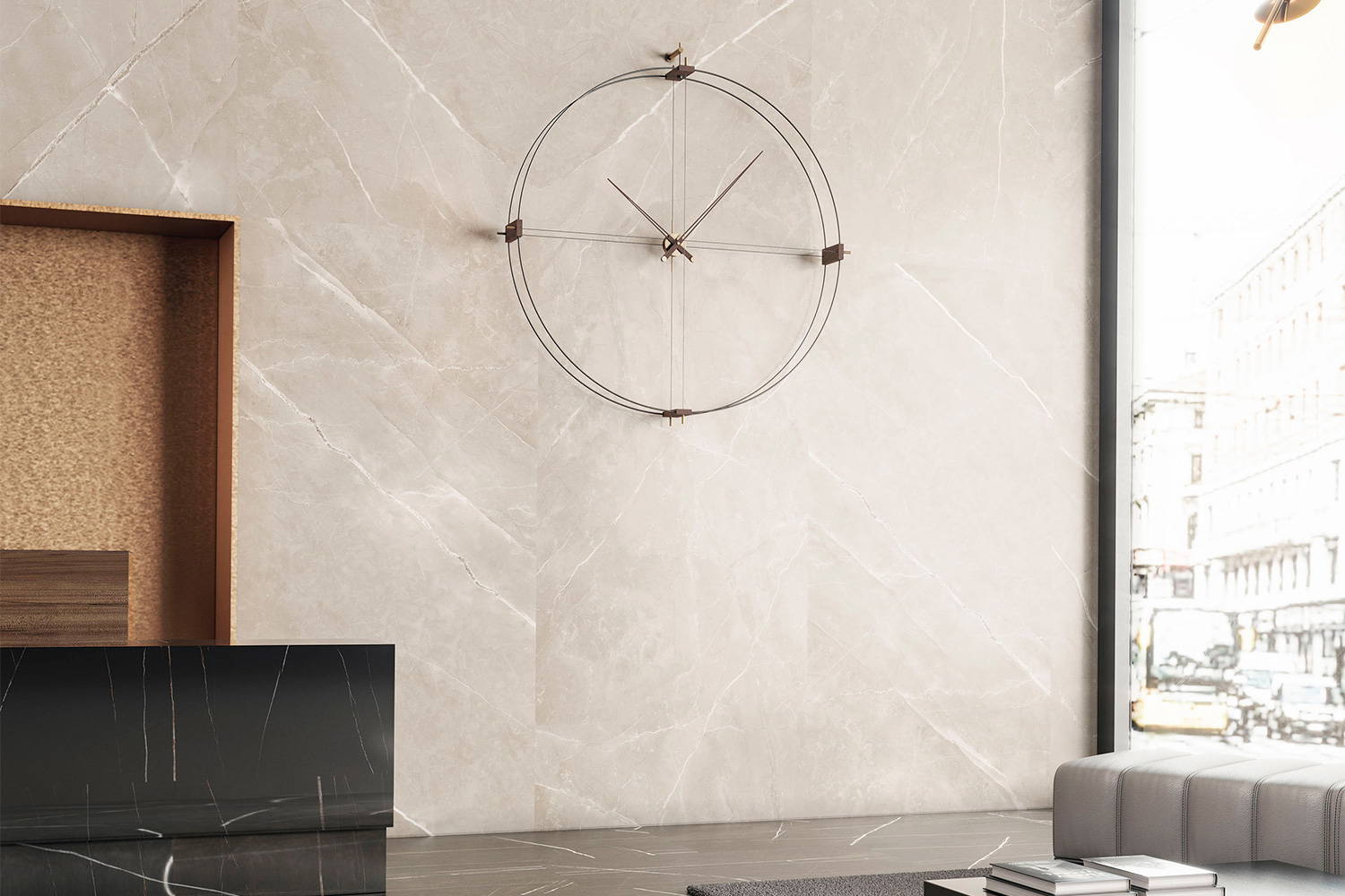 Delmori clock by Nomon
