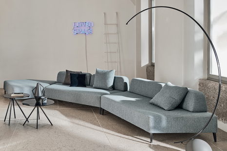 Denver Curved Sectional Sofa