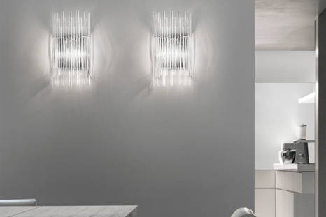 Diadema Wall Sconces in dining room