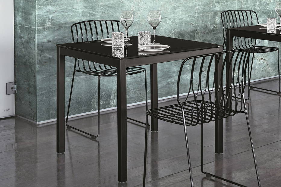 Diesis kitchen table with Galaxy dining chairs