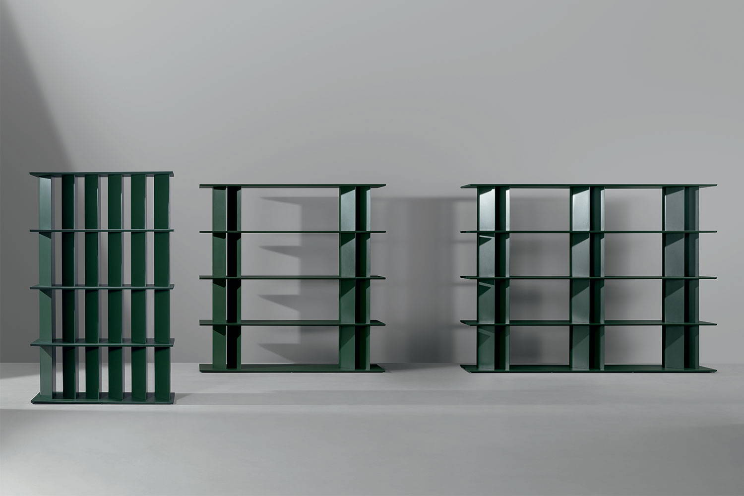 The Dogma 133, 180, and 240 Bookcases
