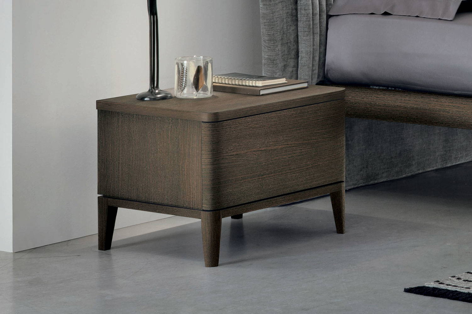 Dolcevita Nightstand with Base by Tomasella