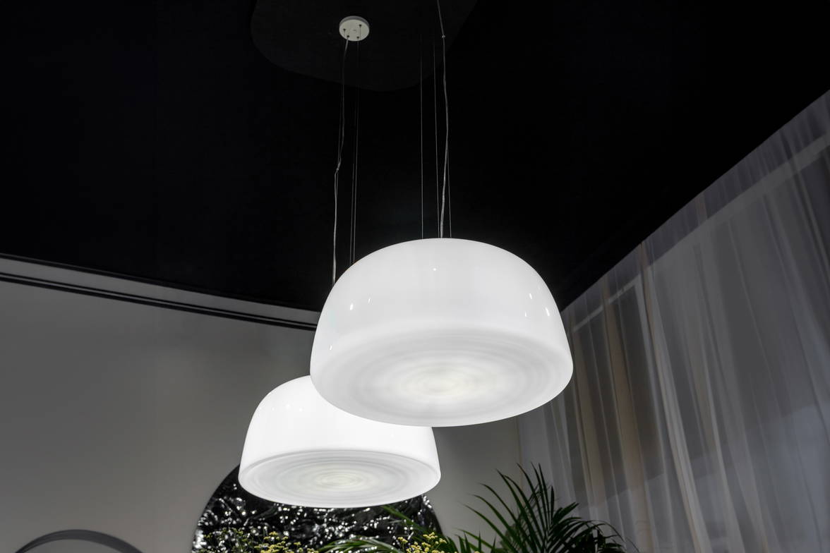 Dome Suspension Light from Tonin Casa Dome Suspension Light from Tonin Casa