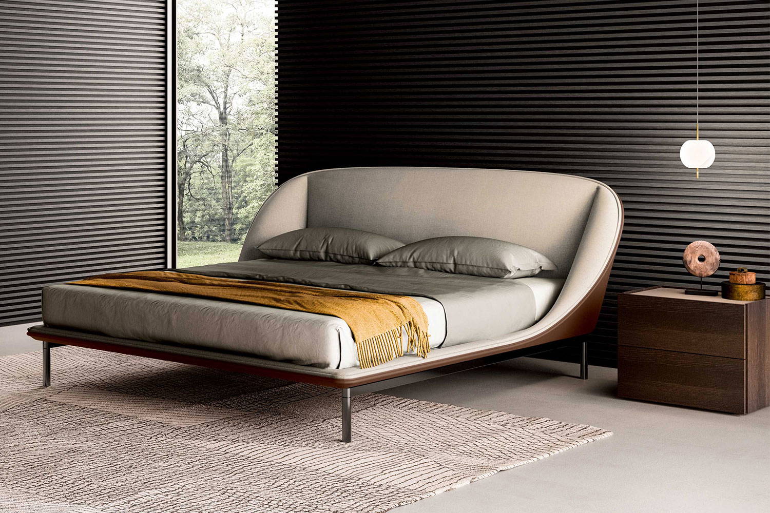 Domenica Bed by Simone Bonanni for Pianca.