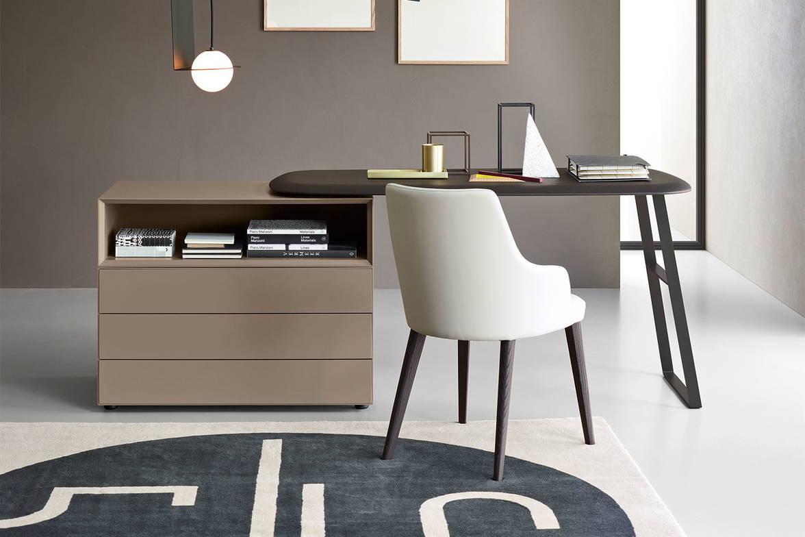 modern dresser desk Home Office Expandable Desk with Drawer Dresser for