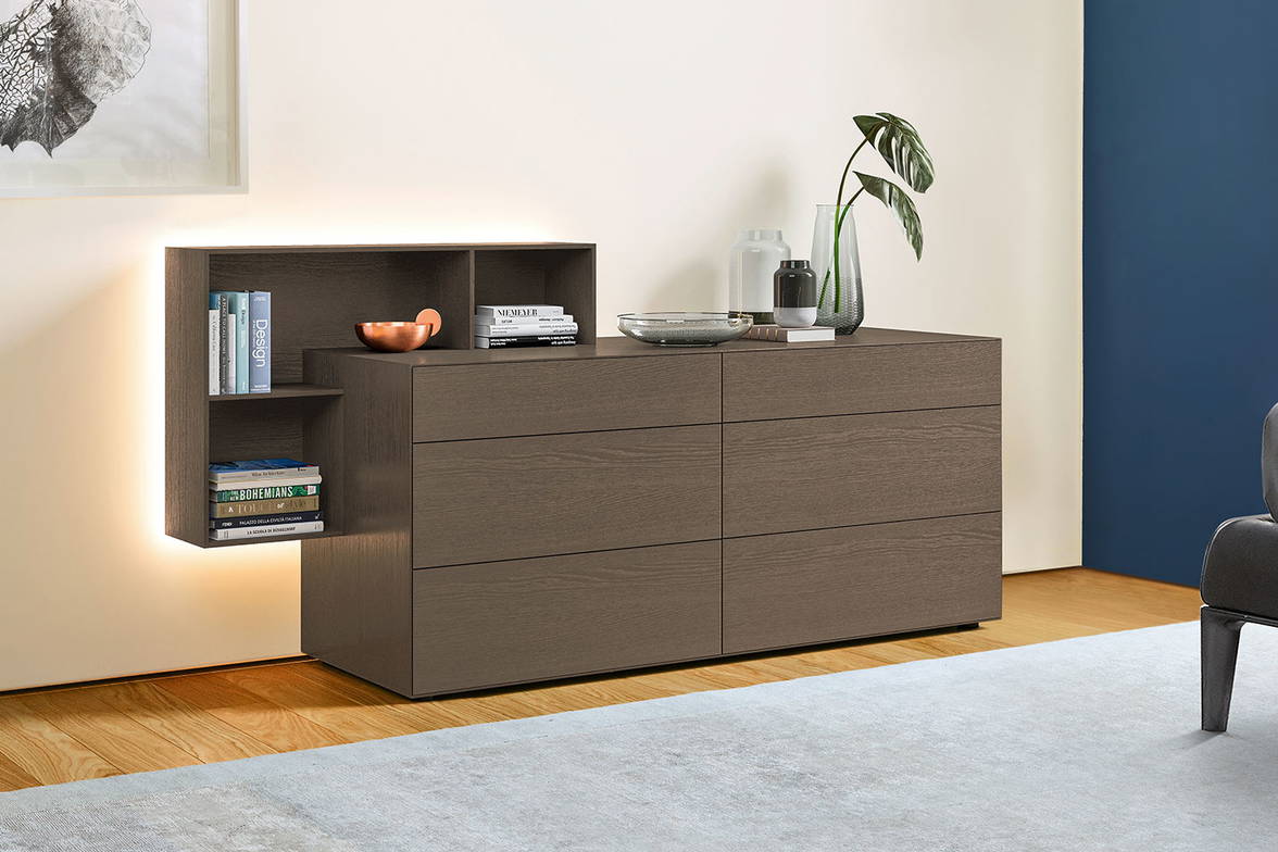 Domino night dresser with shelves by San Giacomo Domino night dresser with shelves by San Giacomo