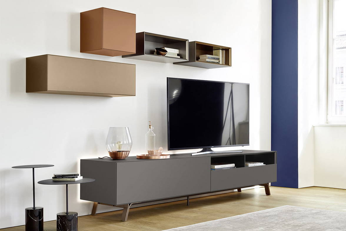 Domino Piu TV stand comp. 4P by San Giacomo Domino Piu TV stand comp. 4P by San Giacomo