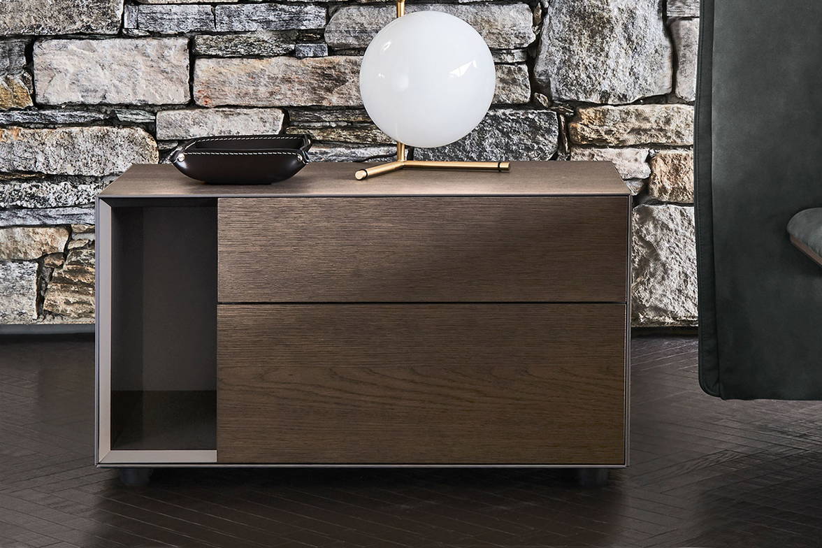 Domino side-open nightstand by San Giacomo Domino side-open nightstand by San Giacomo
