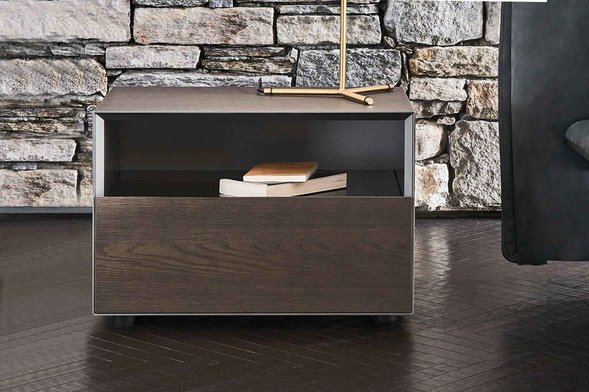 Domino top-open nightstand by San Giacomo Domino top-open nightstand by San Giacomo