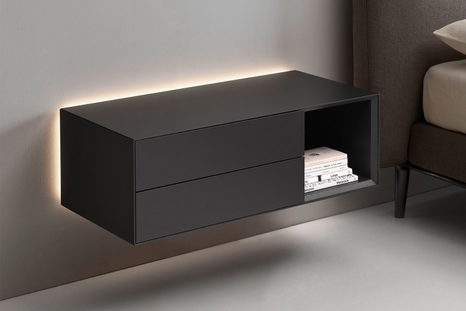 Domino Wall-Mounted Nightstand