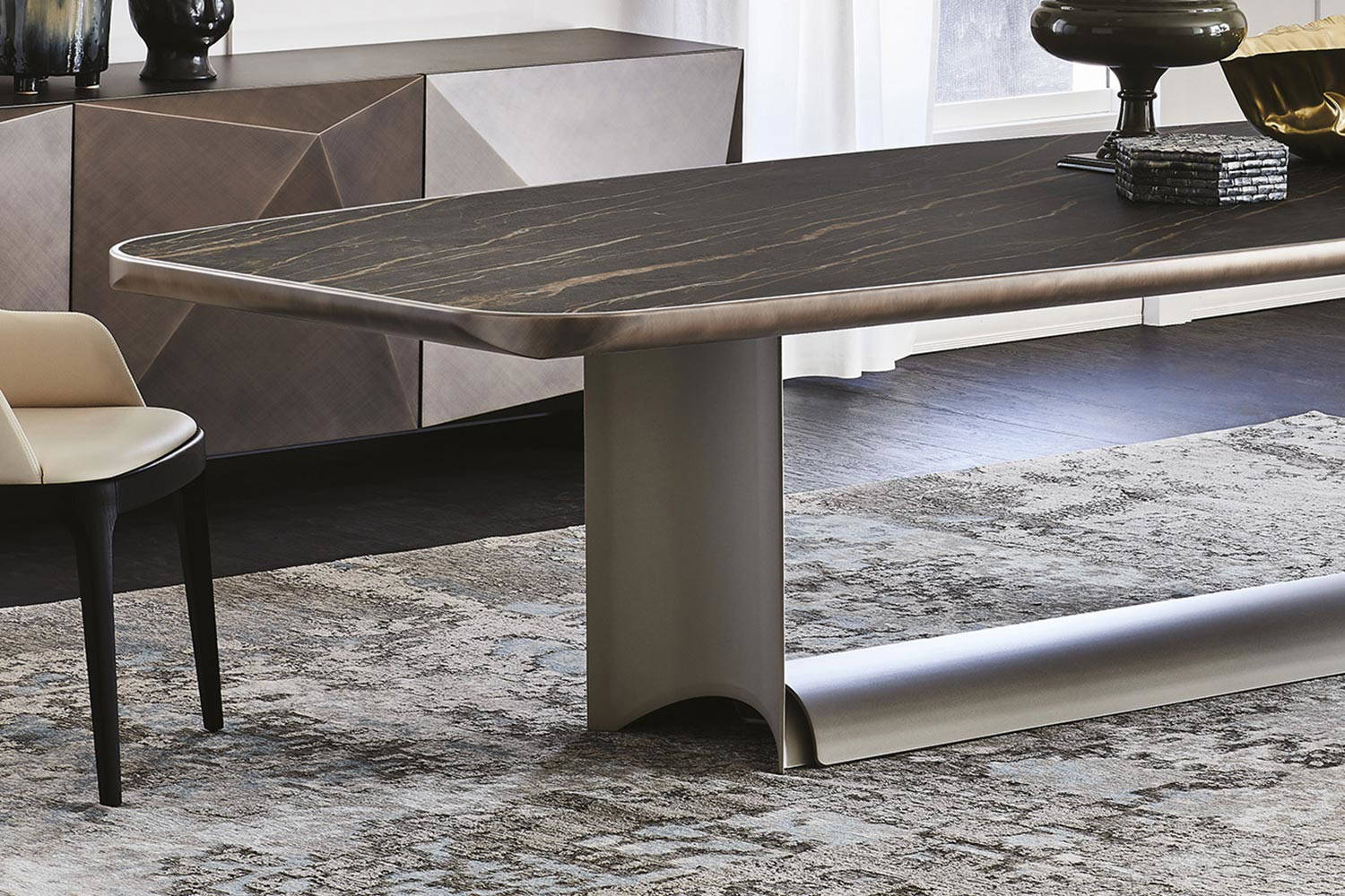 Dragon Keramik Premium Dining Table by Cattelan Italia | room