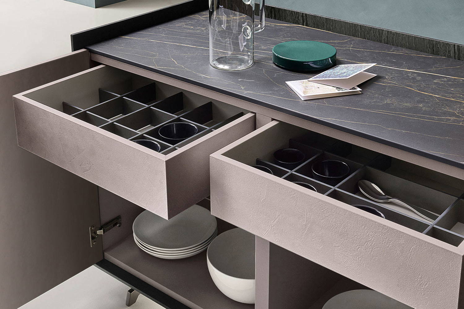 Drawers for Cabaret cabinets by San Giacomo