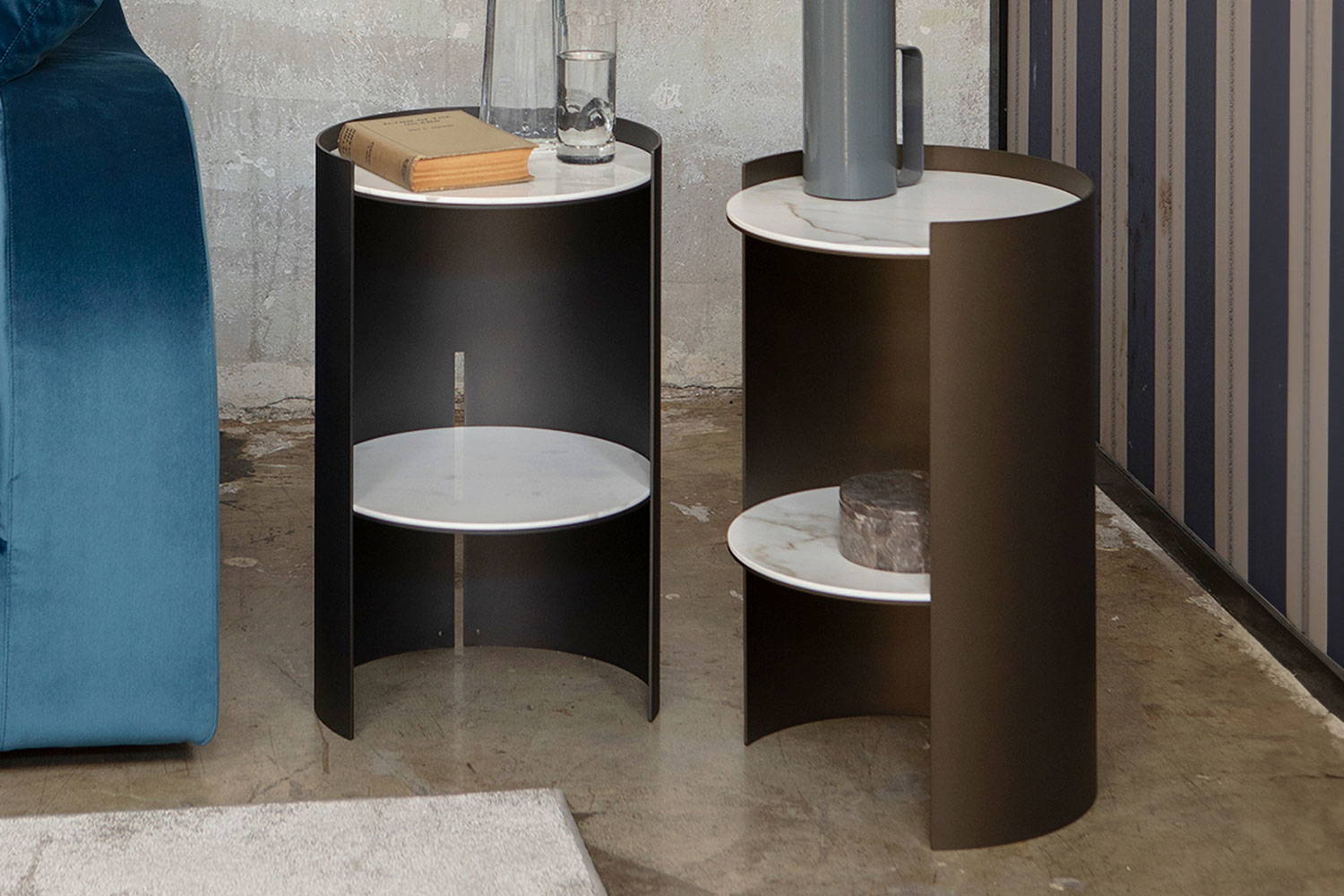 Duals End Tables by Tonin Casa