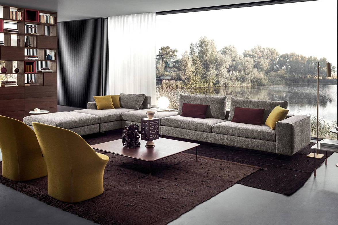 Duo sectional sofa with chaise by Pianca Duo sectional sofa with chaise by Pianca