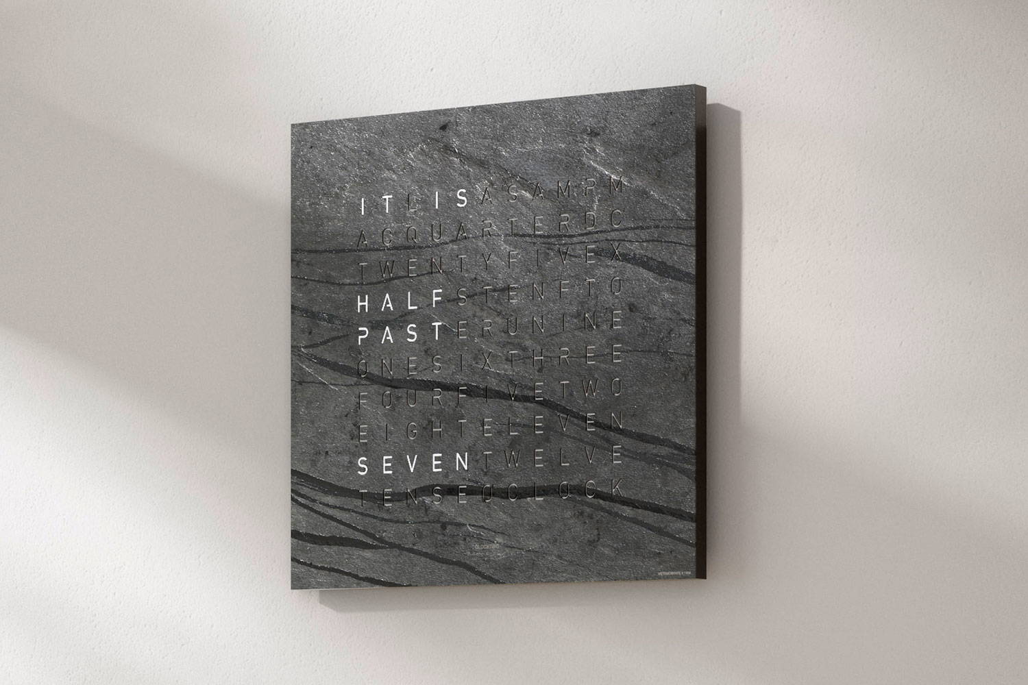 Earth 45 Creator's Edition Clock by QLOCKTWO | room service 360°