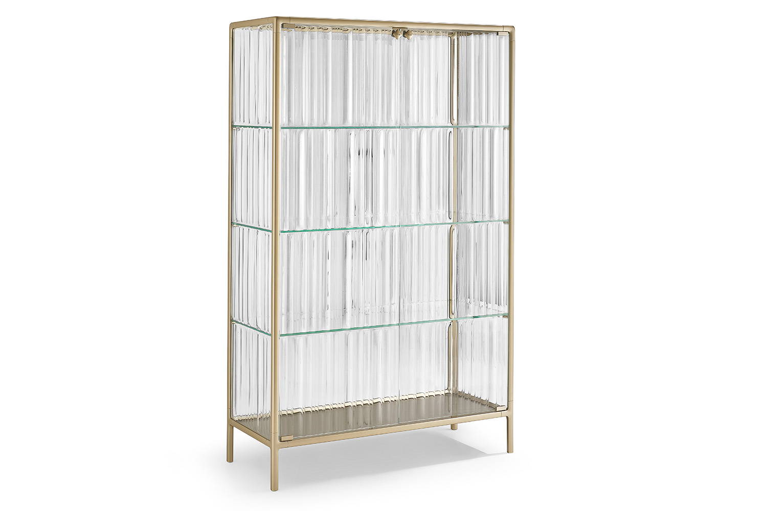 Echo line display cabinet champagne