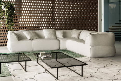 Eden corner sectional sofa by Pianca