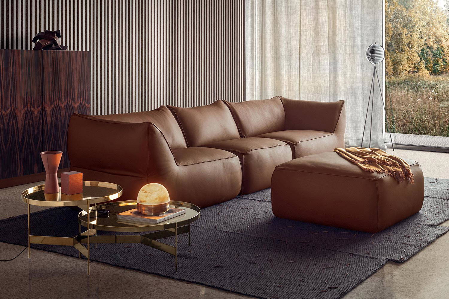 Eden sofa by Pianca in a modern living room