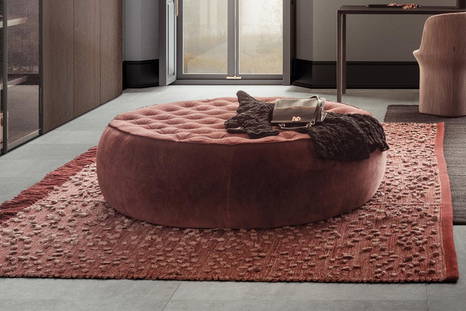 Eden tufted ottoman by Pianca