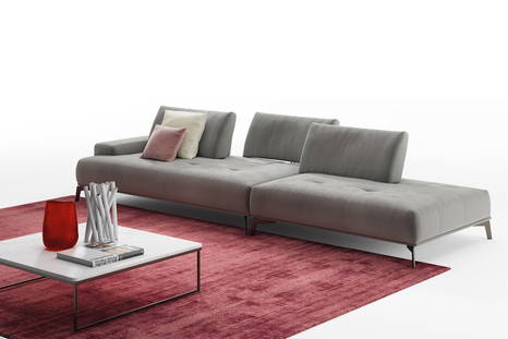 Egeo sectional sofa with peninsula by Nicoline Italia