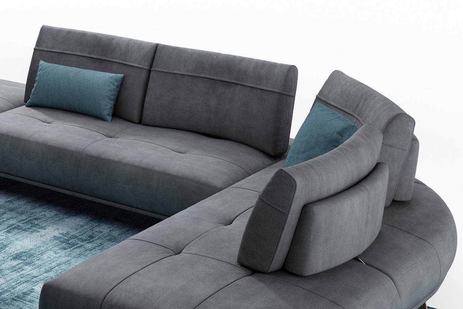 Egeo U-Shape Sectional Sofa by Nicoline Italia | room service 360°
