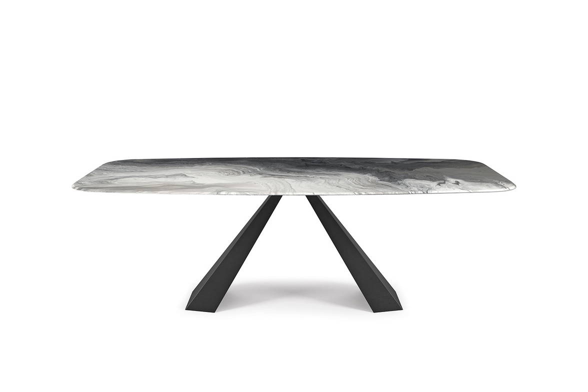Eliot CrystalArt dining table by Cattelan Italia Eliot CrystalArt dining table by Cattelan Italia