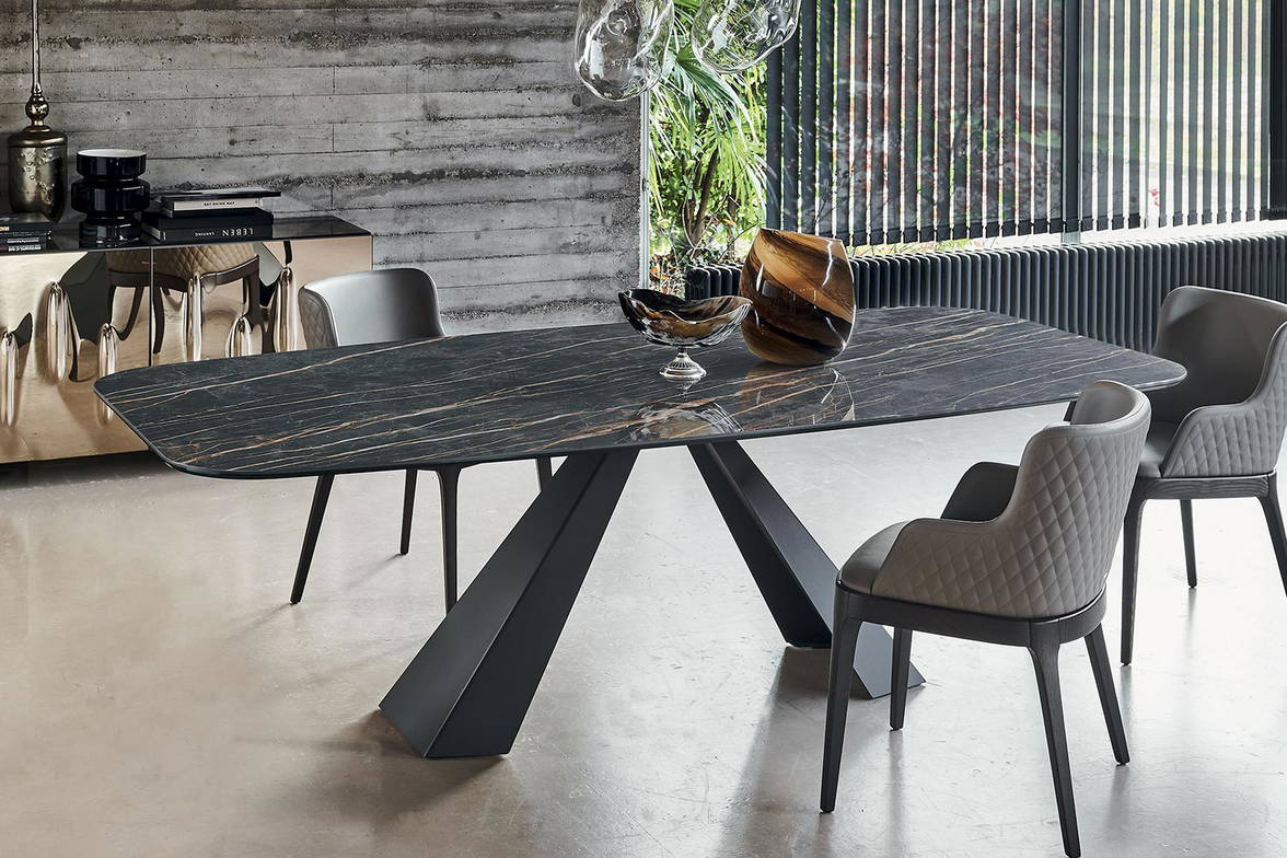 Eliot Keramik dining table by Cattelan Italia Eliot Keramik dining table by Cattelan Italia