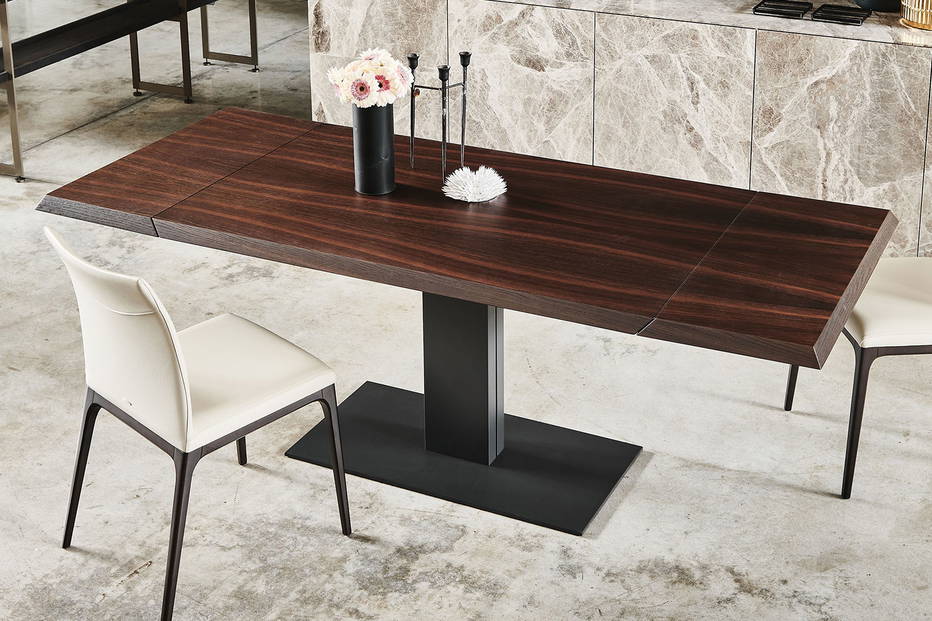 Elvis wood drive dining table by Cattelan Italia